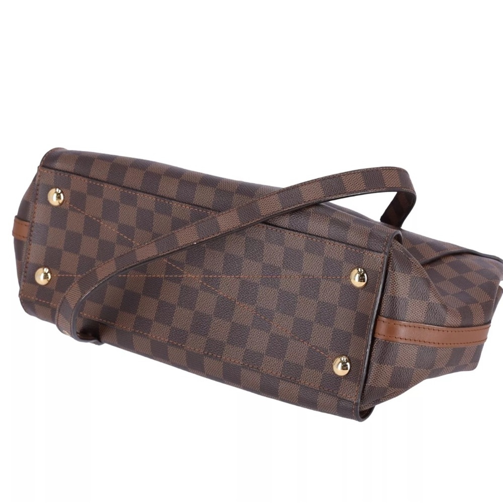 Louis Vuitton Damier Greenwich Brown Top Zip Tote N41337 - Picture 8 of 14